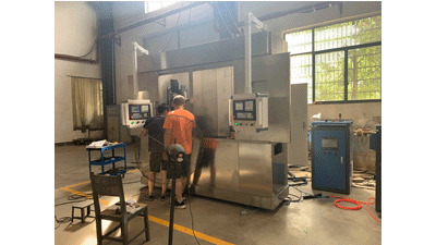 三工位雙電源通機曲軸淬火機床 三工位雙電源通機曲軸淬火機床